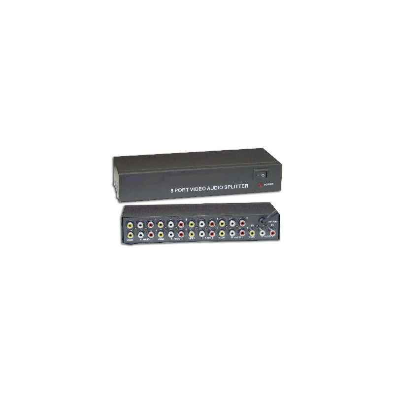 DUPLICADOR SPLITTER RCAs X8 130 MZH MOD.18AV DUPLICADOR SPLITTER RCAs X8 130 MZH MOD.18AV