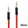 CABLE AURICULARES JACK 3.5 MM ROJO BEATS 95CM