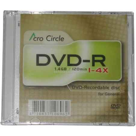 MINI DVD-R 4X ACROCIRCLE 8CM CAJA